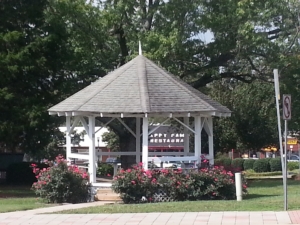 Bandstand in front of Cumming GA Couthouse